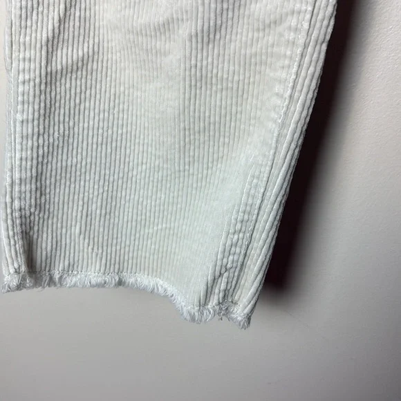 LOFT Made And Loved Straight Corduroy Pants Whisper White Size 8 / 29 - Picture 4 of 9